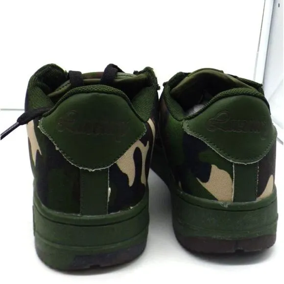 VLADO Luxury Kicks Unisex Low-top Sneakers, Camo, Sz. M 9/ W: 10.5