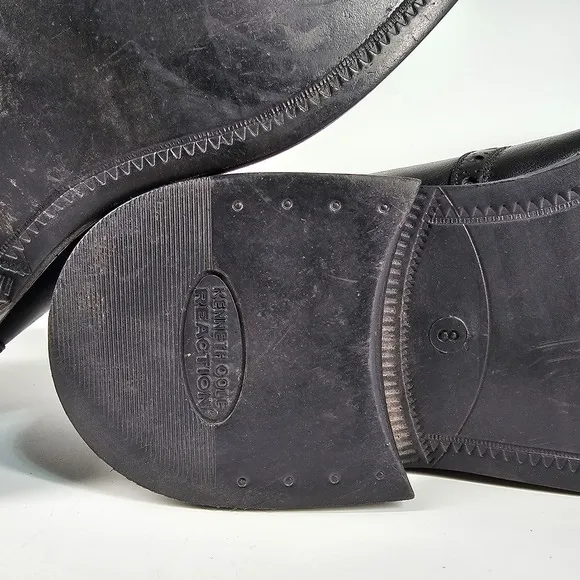 Vtg Kenneth Cole Shoes Men 8 Rockabilly Spectator Creeper Wing Tip Brogue Chunky