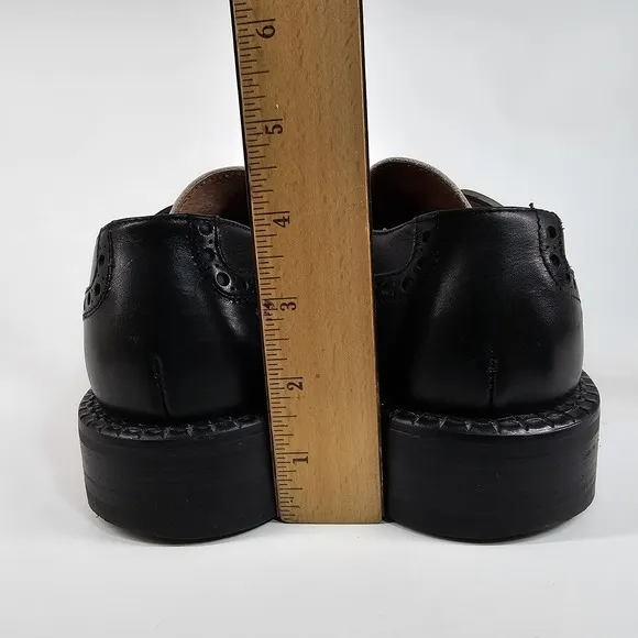 Vtg Kenneth Cole Shoes Men 8 Rockabilly Spectator Creeper Wing Tip Brogue Chunky