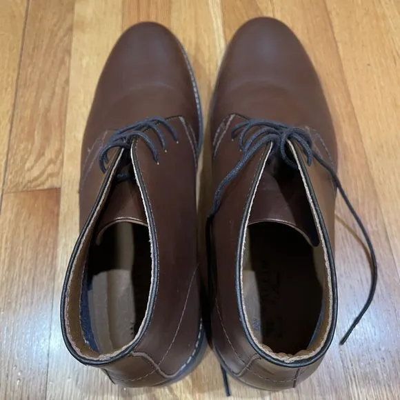 WALLIN &amp; BROS Mr. Evan Leather Chukka Boot Mens Shoes Size 13 M Brown WORN ONCE