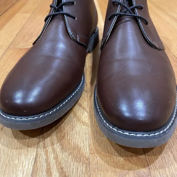 WALLIN &amp; BROS Mr. Evan Leather Chukka Boot Mens Shoes Size 13 M Brown WORN ONCE