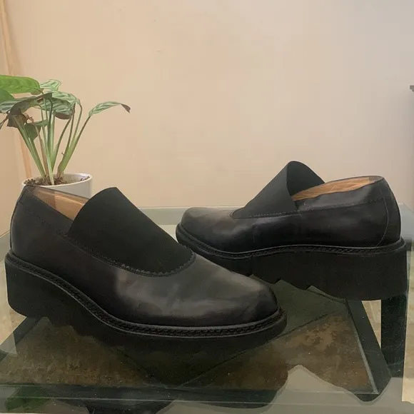 WALTER STEIGER Leather Platform Shoes