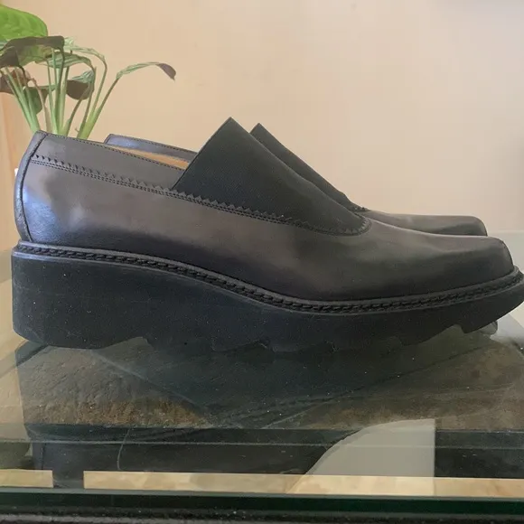 WALTER STEIGER Leather Platform Shoes