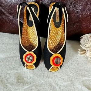 Wedge sandles by Dick and Jayne