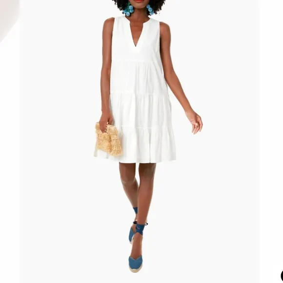 White Swiss Dot Sleeveless Kenzo DressPOMANDER PLACE