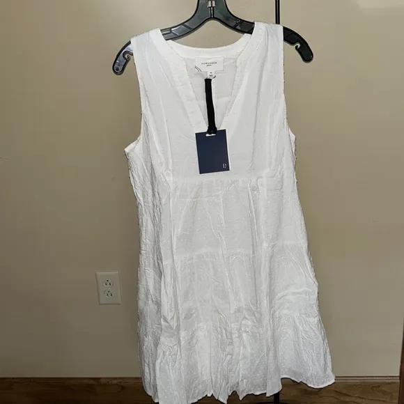 White Swiss Dot Sleeveless Kenzo DressPOMANDER PLACE