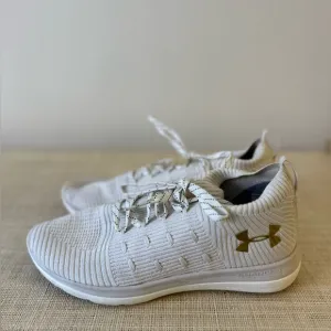 White Under Armour Knit Sneaker in Size 9