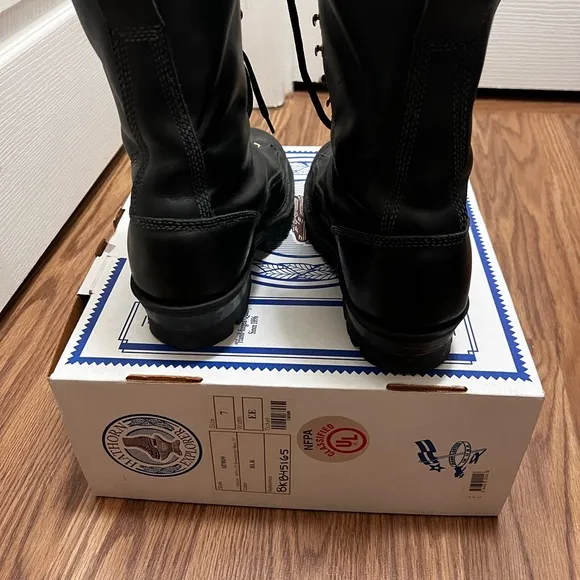 White’s Hathorn Explorer Custom firefighter boots. Rated and approved for fire.