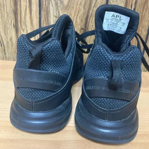 Woman APL Black Ascend Techloom Pro Lace Up Athletic Sneakers Sz 8 Shoes Hightop