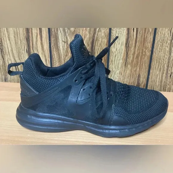 Woman APL Black Ascend Techloom Pro Lace Up Athletic Sneakers Sz 8 Shoes Hightop