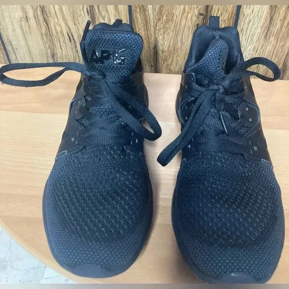 Woman APL Black Ascend Techloom Pro Lace Up Athletic Sneakers Sz 8 Shoes Hightop