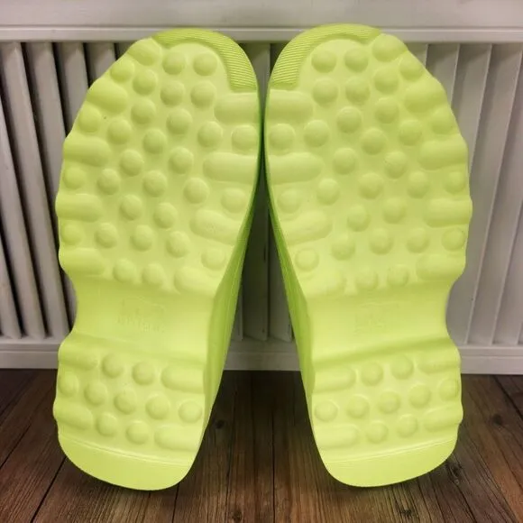 Womens 8 Sorel Caribou Clog Tippet Green Chunky Comfort Slip On Shoes NL5009-309