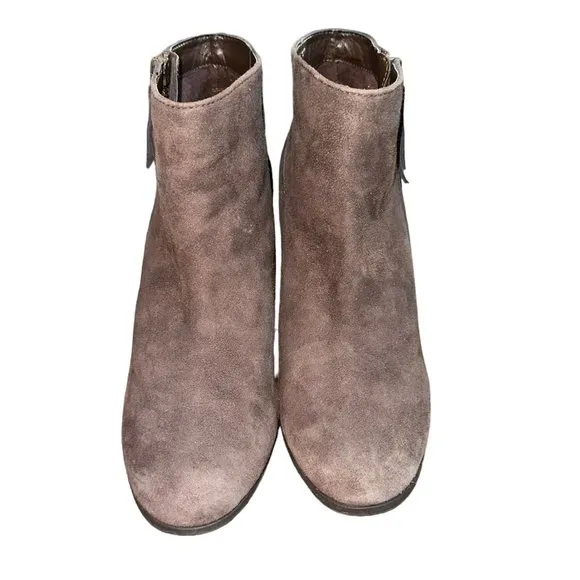 Women's‎ Cole Haan Brown Suede Heeled Ankle Boots Size 8M