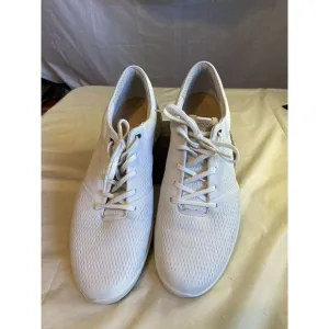 Women's ECCO Hybrid Tray Golf Shoes- White Leather- Size‎ 11