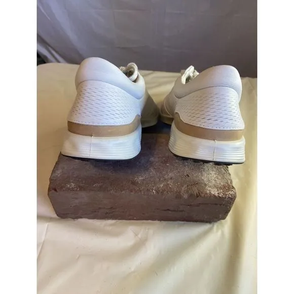 Women's ECCO Hybrid Tray Golf Shoes- White Leather- Size‎ 11