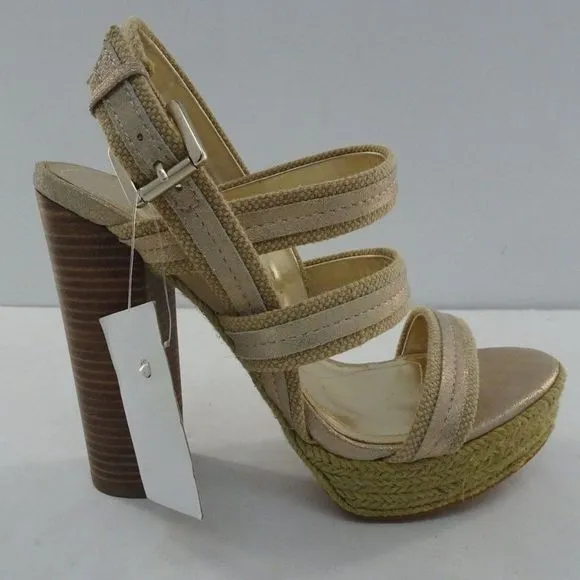 Womens Luxury Rebel Jolie - Tan/Metallic Pearl