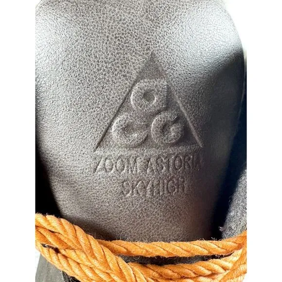Women’s Nike ACG Zoom Astoria Sky High Wedge Brown SneakerBoot SAMPLE Sz 7 RARE