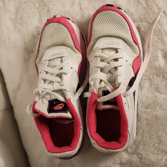 Women's Nike Air Max SC Running Sneakers In Bright Pink And White