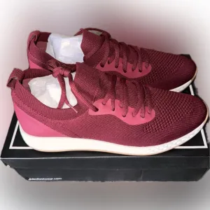 Women’s Urban Sport by J/Slides Talia Stretch Knit Sneaker Burgundy 9M