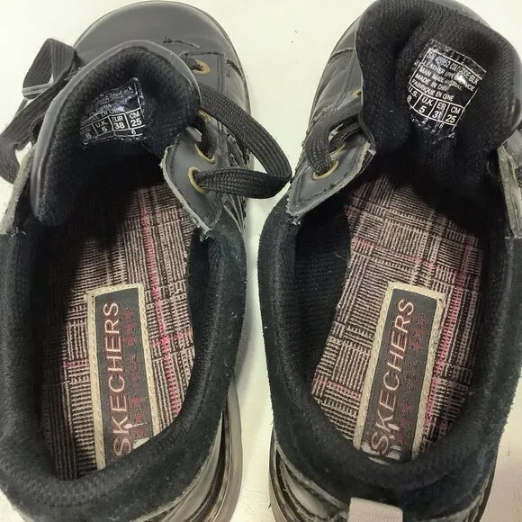 Women's Vintage Skechers Jammers Chunky Shoes Y2K 90s Size 8 Black