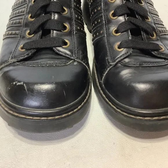 Women's Vintage Skechers Jammers Chunky Shoes Y2K 90s Size 8 Black