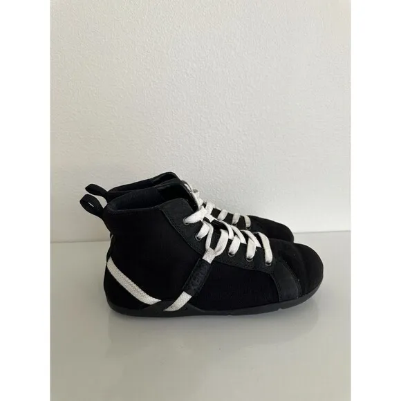 Xero Shoes Toronto Barefoot High Top Shoes Lace Up Black Minimalist Women's 7.5