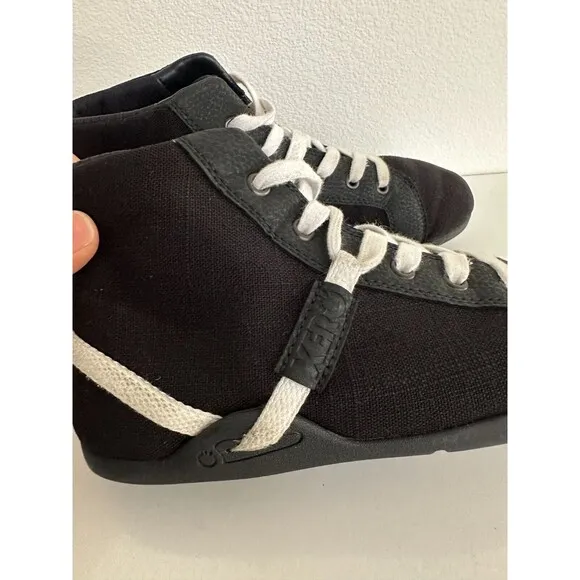 Xero Shoes Toronto Barefoot High Top Shoes Lace Up Black Minimalist Women's 7.5