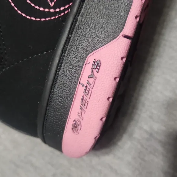 Y2K HEELYS Chunky Puffy Platform Lug Sole Sneakers in Pink &amp; Black Checkerbox