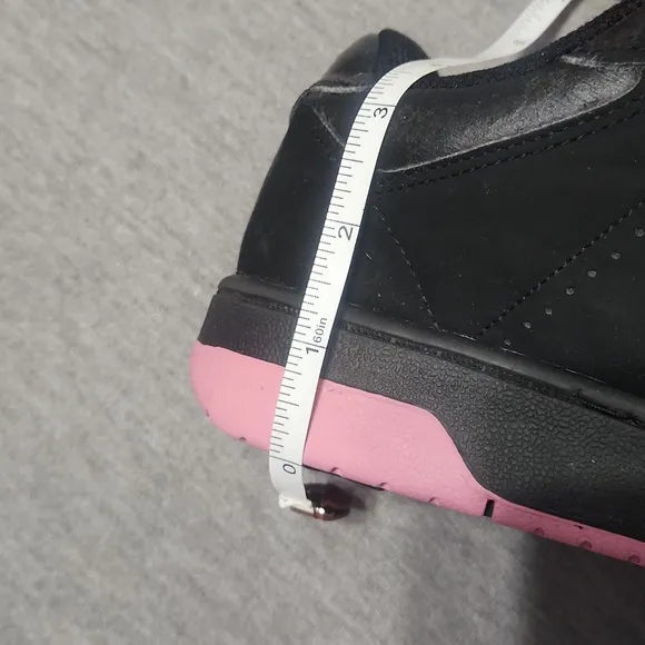 Y2K HEELYS Chunky Puffy Platform Lug Sole Sneakers in Pink &amp; Black Checkerbox
