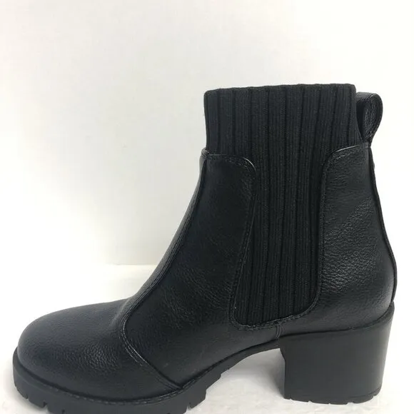 Yellow Box Women’s Taiya, Black Ankle Booties, Size 7.5M