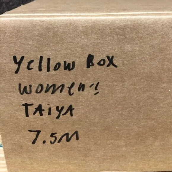 Yellow Box Women’s Taiya, Black Ankle Booties, Size 7.5M