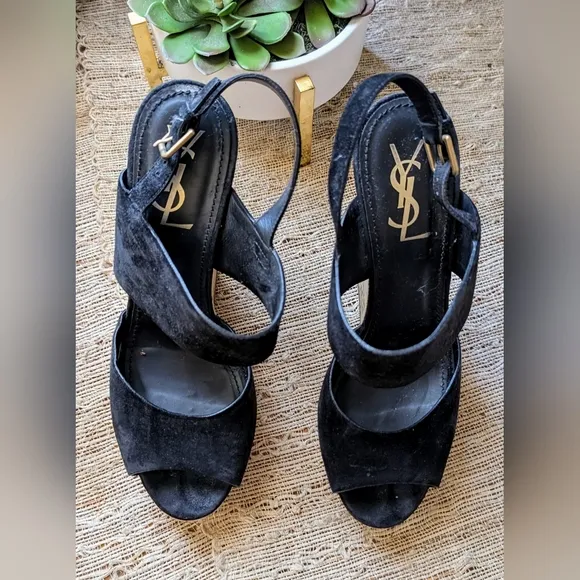 Yves Saint Laurent Deauville Wedge Sandals
