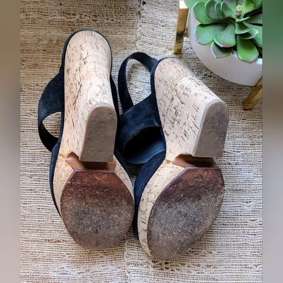 Yves Saint Laurent Deauville Wedge Sandals