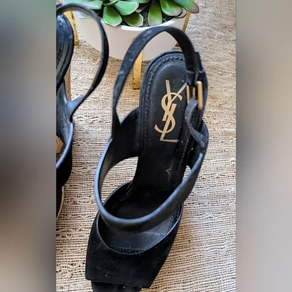 Yves Saint Laurent Deauville Wedge Sandals