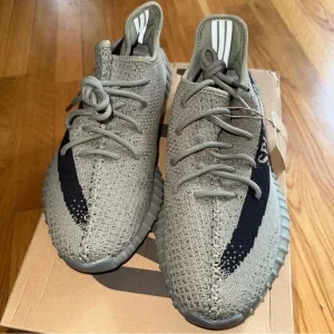 YZY 350 V2 adidas Athletic Shoes in Gray and Black