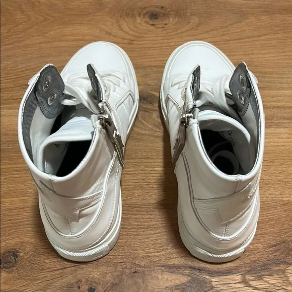 Zadig &amp; Voltaire High Flash White High-Top Sneakers Size 37 | US 6 Reg. $398