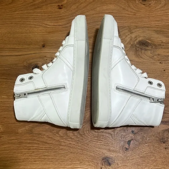 Zadig &amp; Voltaire High Flash White High-Top Sneakers Size 37 | US 6 Reg. $398