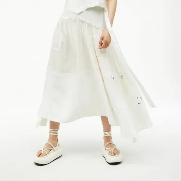 ZARA ATELIER SS 2023 OFF WHITE PLATFORM SANDALS LIMITED EDITION