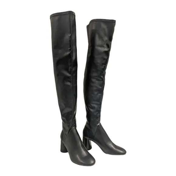 Zara Over The Knee Black Boots, 6.5 (37)