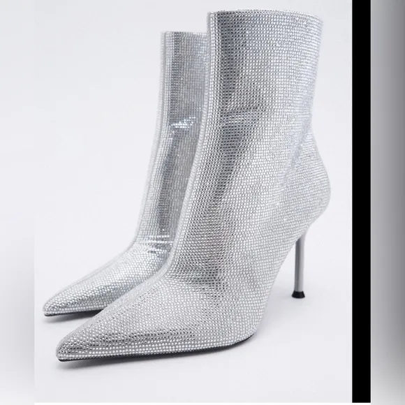 Zara sparkly boots