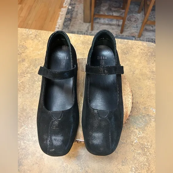 Ziera Black Mary Jane Shoes